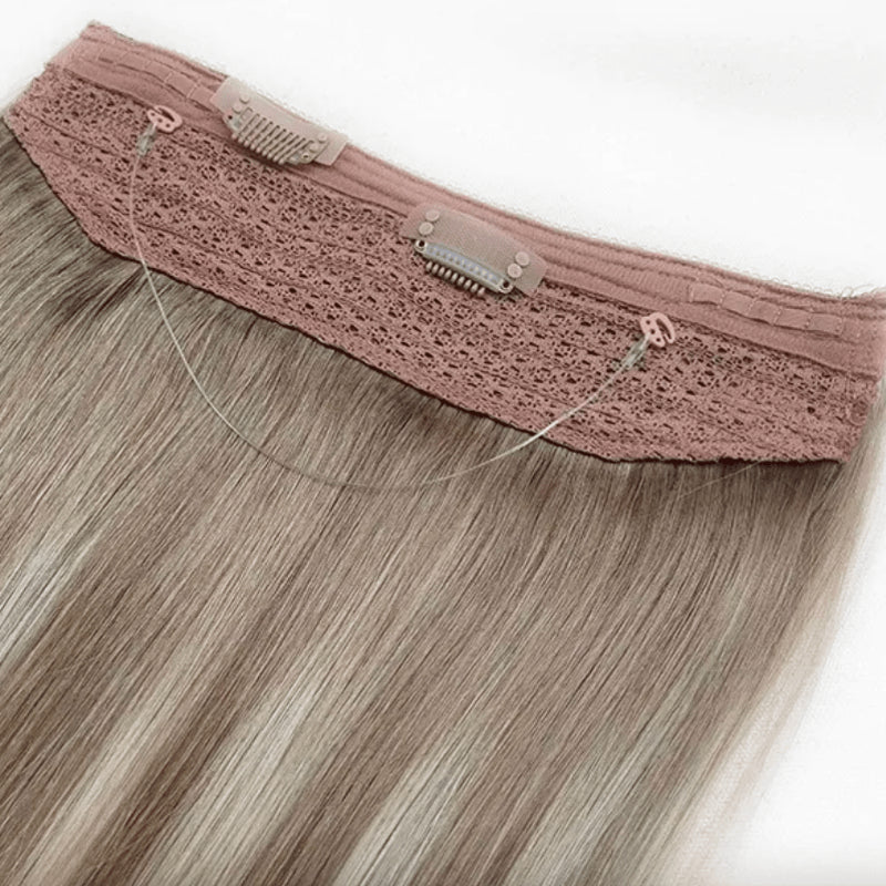 Straight Halo Hair Extensions