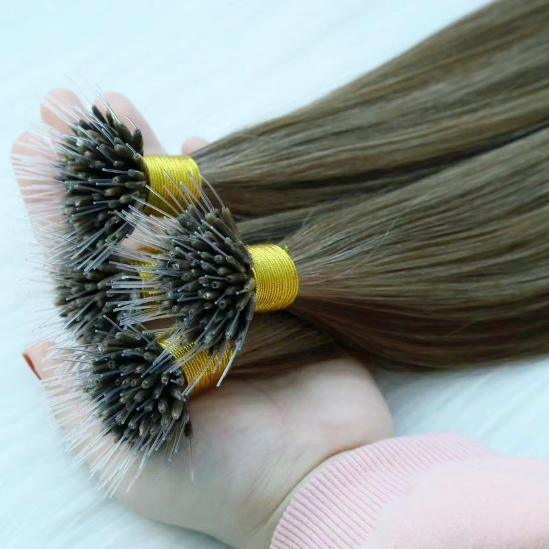 Strumento Di Estensione Dei Capelli, Strumento Per Infilare Gli Aghi, Estensione Dei Capelli In Legno Per Micro Anelli Nano Perline Accessori Per Lo Styling 8 Pezzi - Foto 2